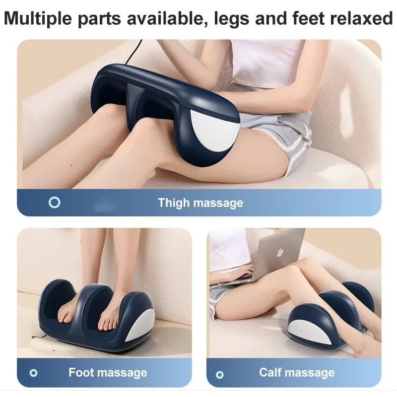 Premium Electric Foot Massager with Heat Therapy - Shiatsu Kneading & Compression
